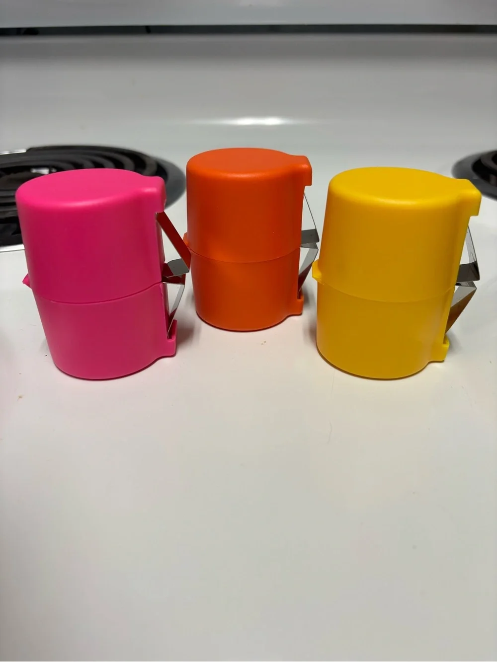 Bright Pink, Orange & Yellow Phone Stand/Grip (Set of 3)